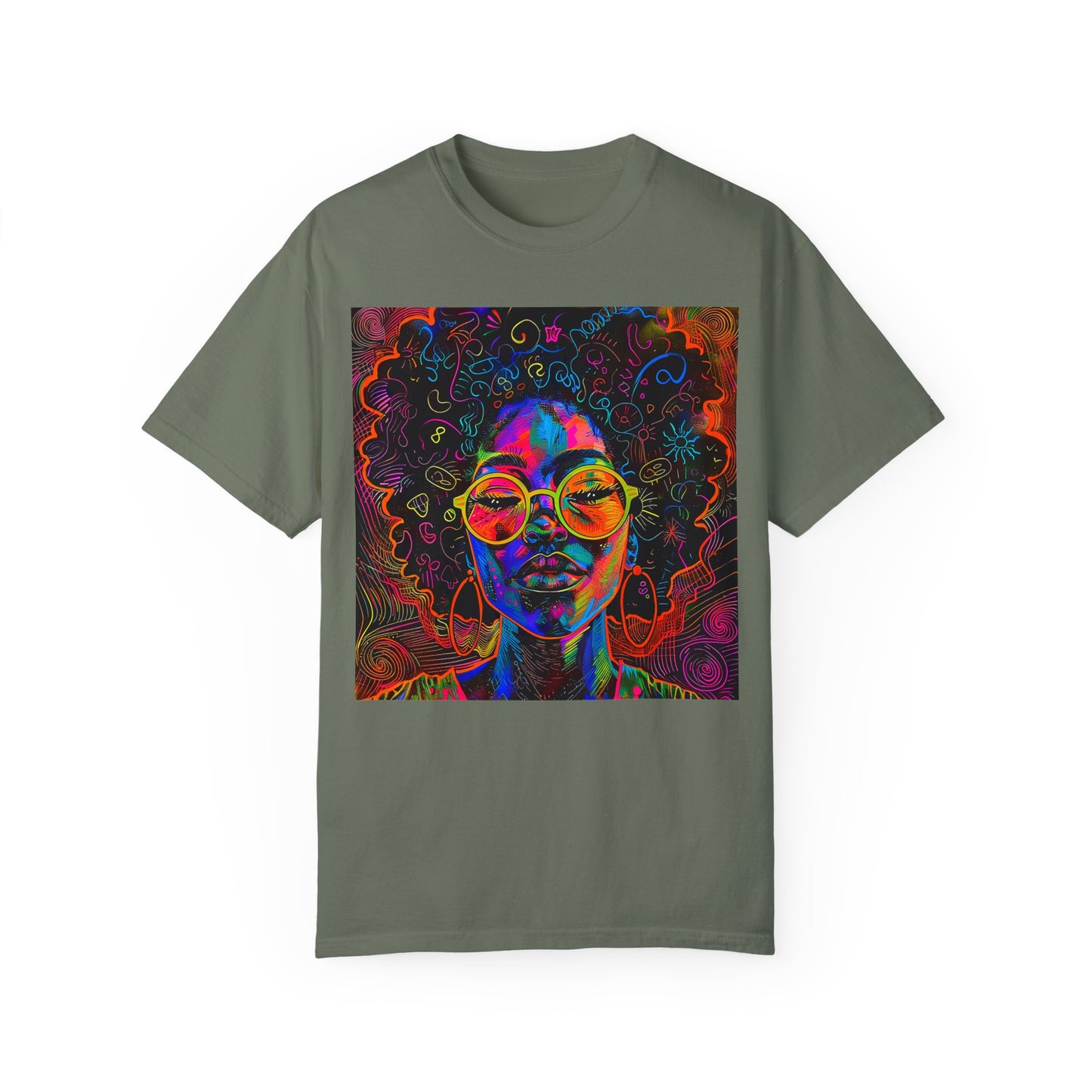 Afro Graffiti Comfort Colors Shirt