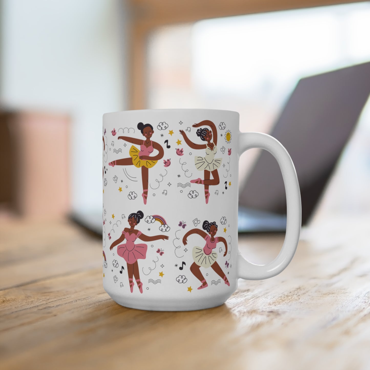 Ballerina Cartoon Mug