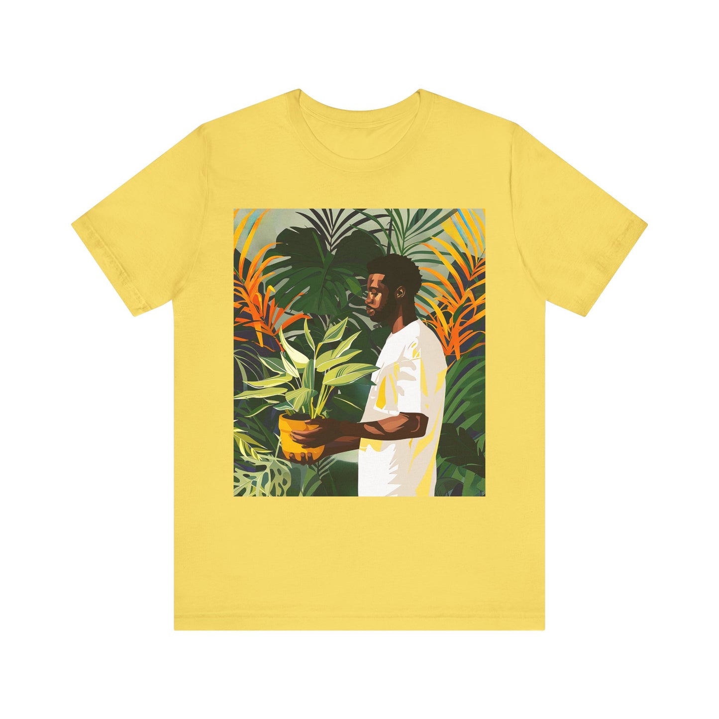 Man with Plants Shirt