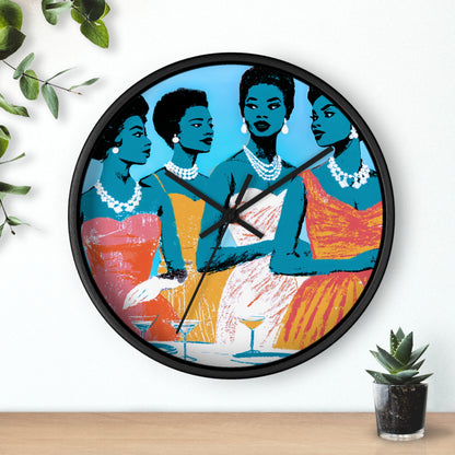Cocktail Party Wall Clock