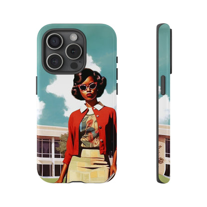 Old School Girl Phone Case