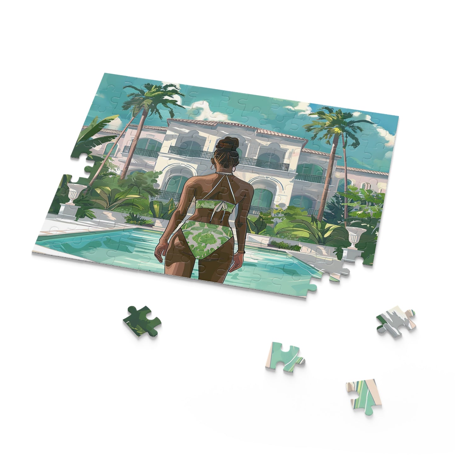 Summer Pool Puzzle