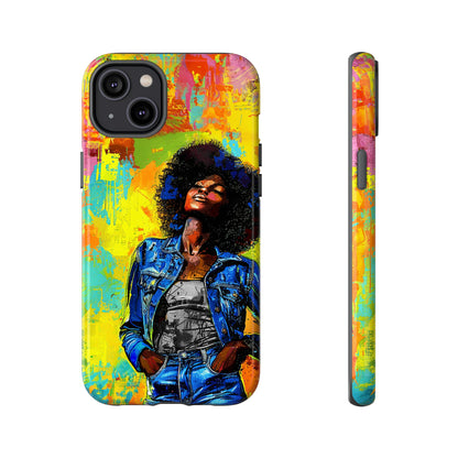 Afro Denim Phone Case