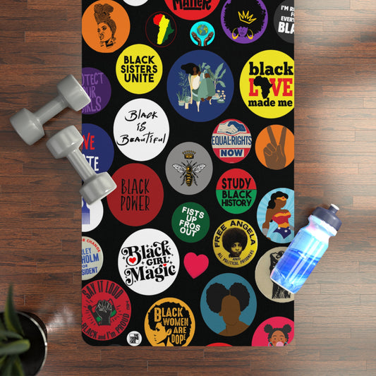 Black Woman Magic Yoga Mat