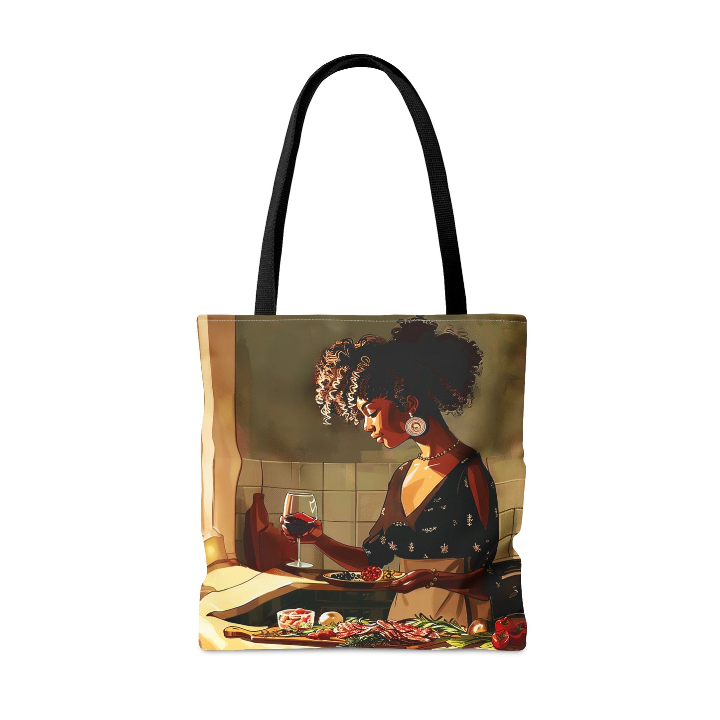 Wine and Charcuterie Tote Bag