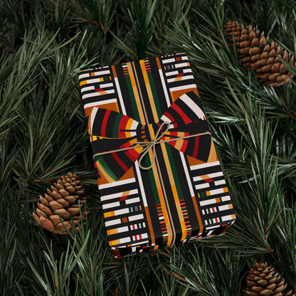 Kente Bow Wrapping Paper