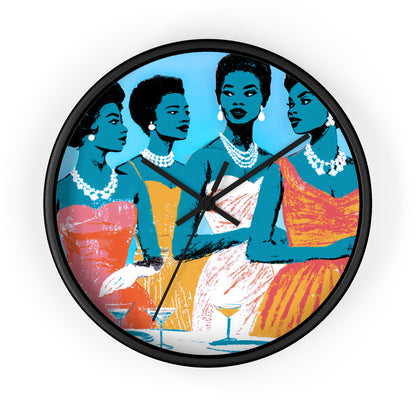 Cocktail Party Wall Clock