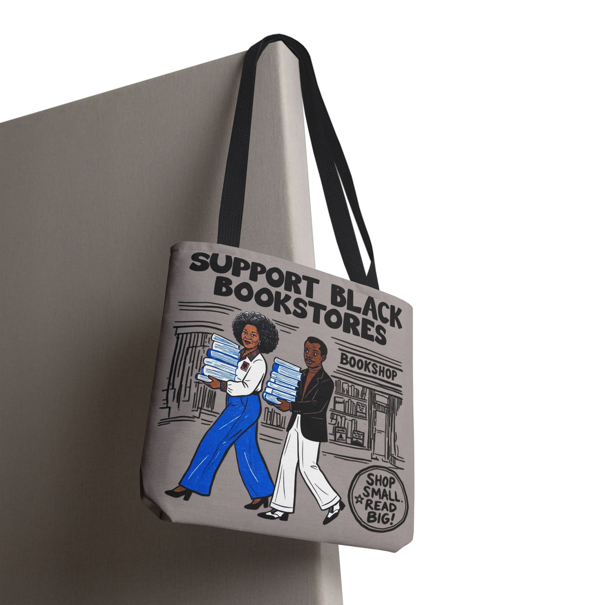 Support Black Bookstores Tote Bag