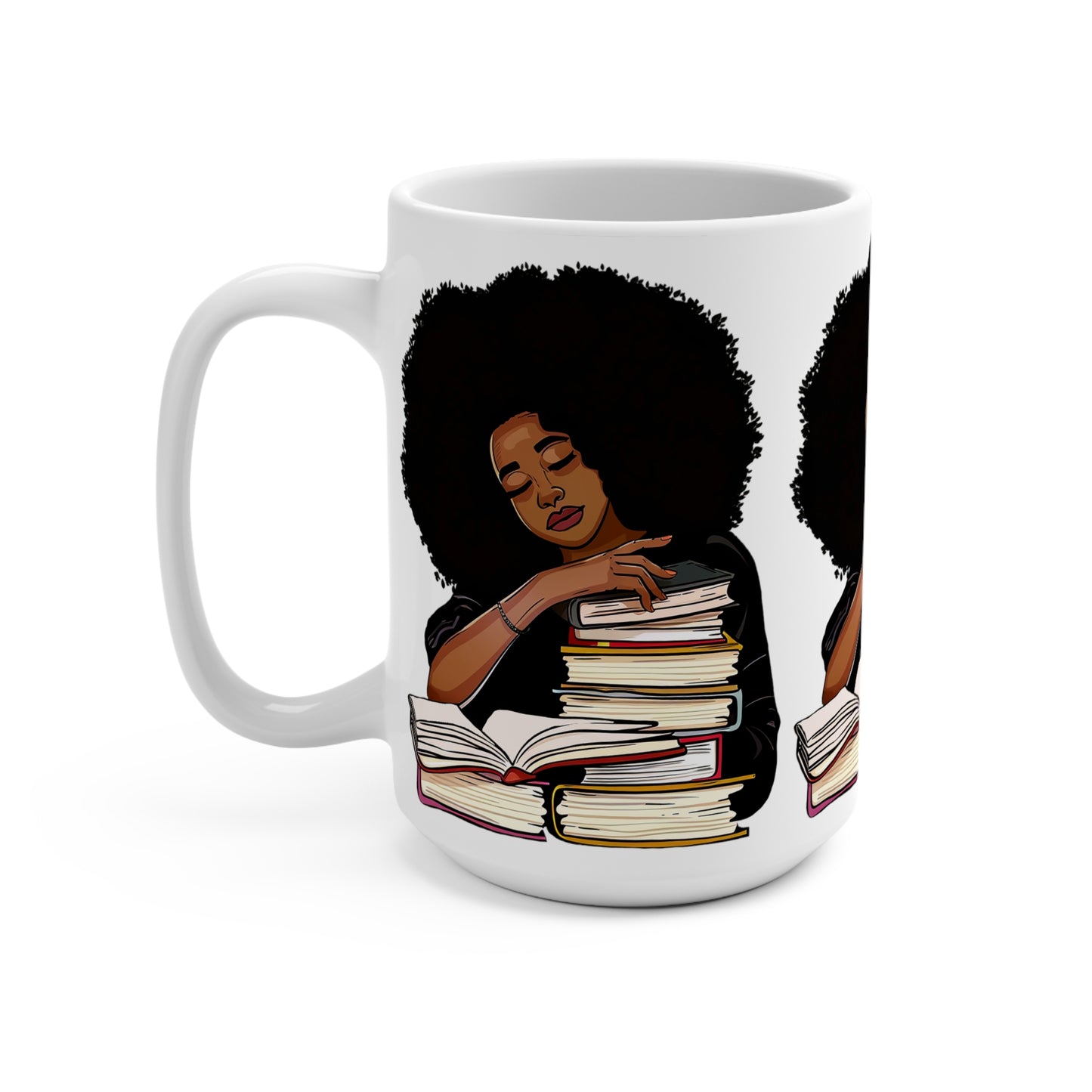 Afro Reader Mug