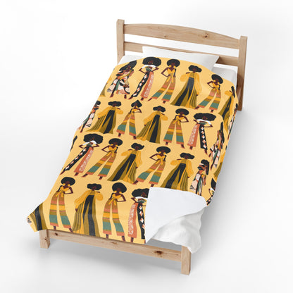 Afro Chic Throw Blanket