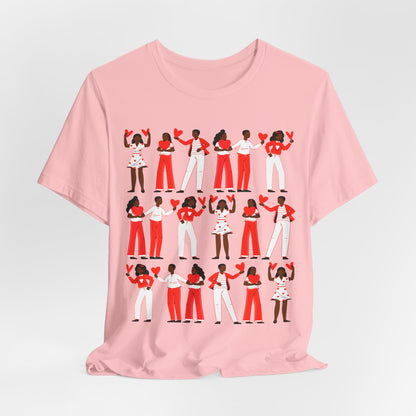 Black Love Hearts Shirt