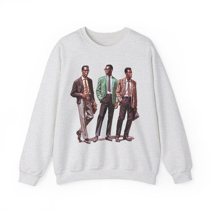 50s Men Sweatshirt - Afrocentric Art by The Trini Gee