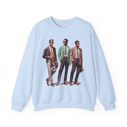 50s Men Sweatshirt - Afrocentric Art by The Trini Gee