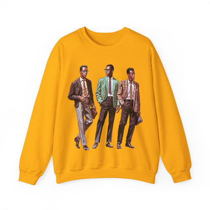 50s Men Sweatshirt - Afrocentric Art by The Trini Gee