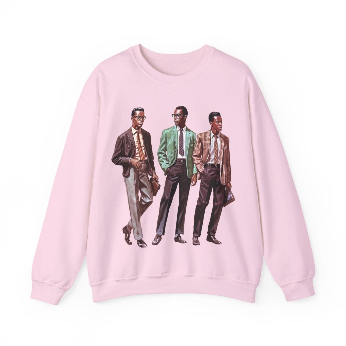 50s Men Sweatshirt - Afrocentric Art by The Trini Gee