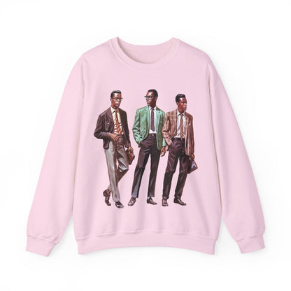 50s Men Sweatshirt - Afrocentric Art by The Trini Gee