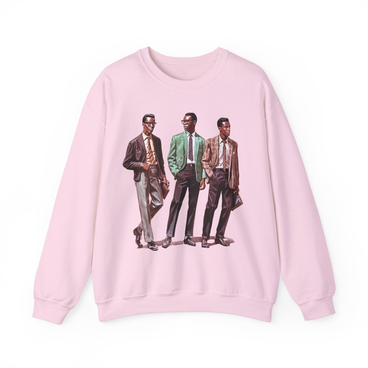 50s Men Sweatshirt - Afrocentric Art by The Trini Gee