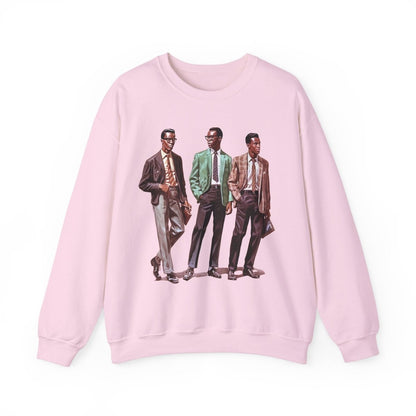 50s Men Sweatshirt - Afrocentric Art by The Trini Gee