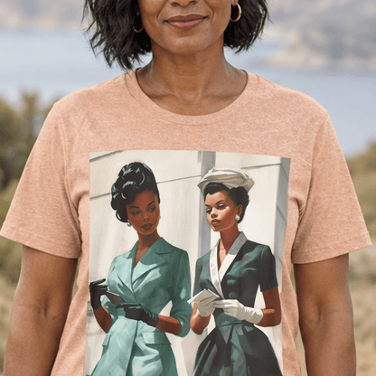 50s Women Shirt - Afrocentric Art by The Trini Gee