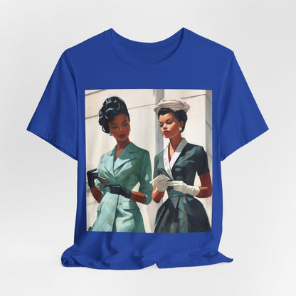 50s Women Shirt - Afrocentric Art by The Trini Gee
