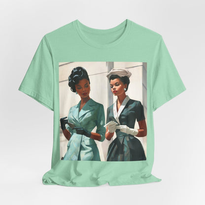 50s Women Shirt - Afrocentric Art by The Trini Gee