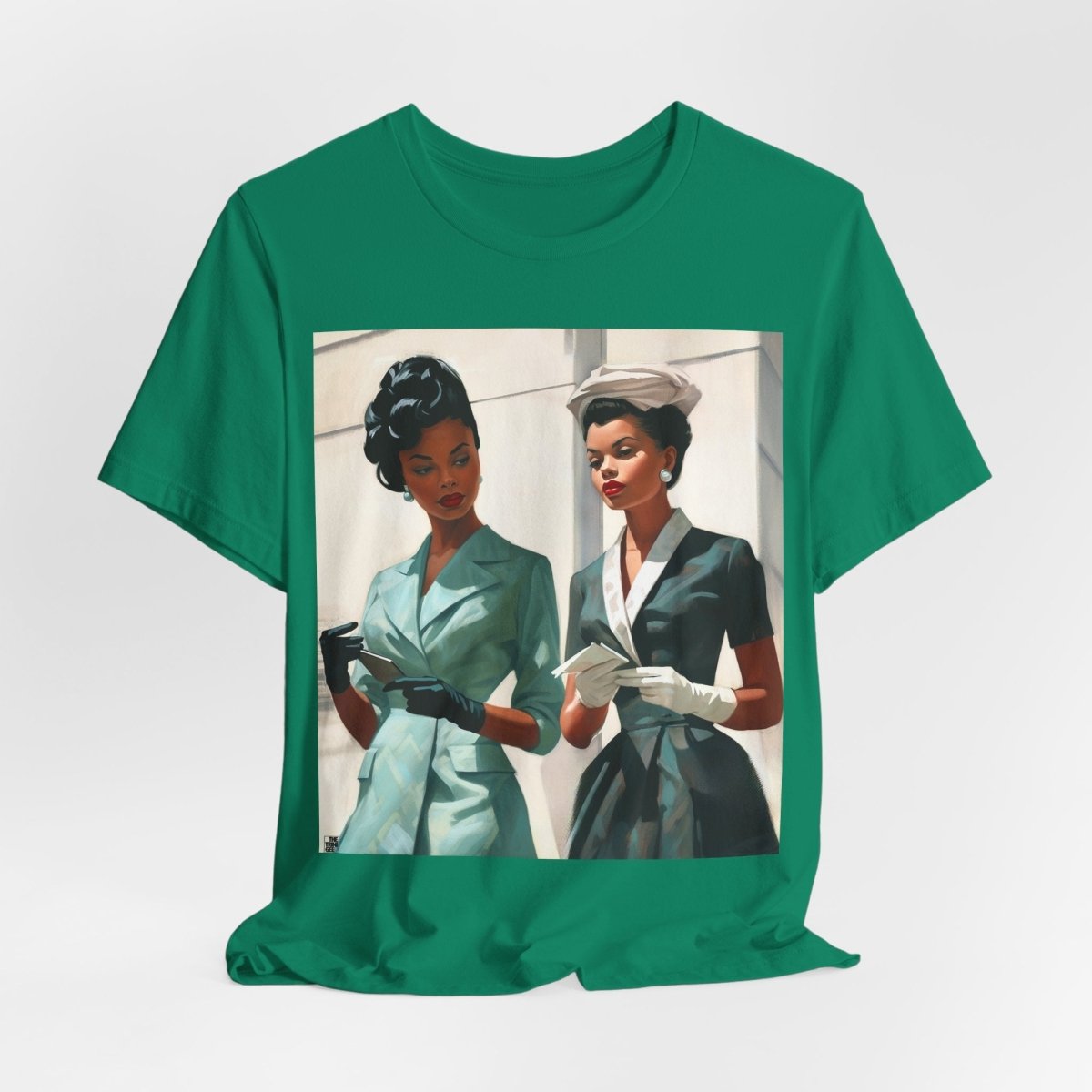50s Women Shirt - Afrocentric Art by The Trini Gee