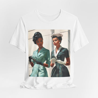 50s Women Shirt - Afrocentric Art by The Trini Gee