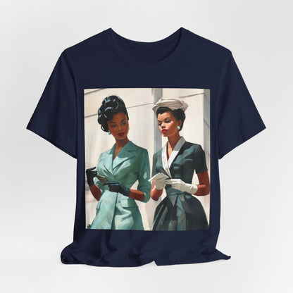 50s Women Shirt - Afrocentric Art by The Trini Gee