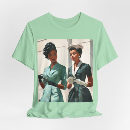 50s Women Shirt - Afrocentric Art by The Trini Gee