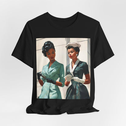 50s Women Shirt - Afrocentric Art by The Trini Gee