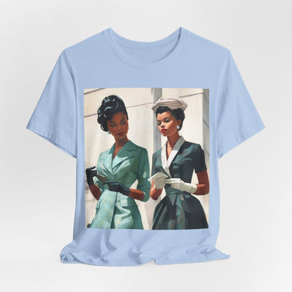 50s Women Shirt - Afrocentric Art by The Trini Gee