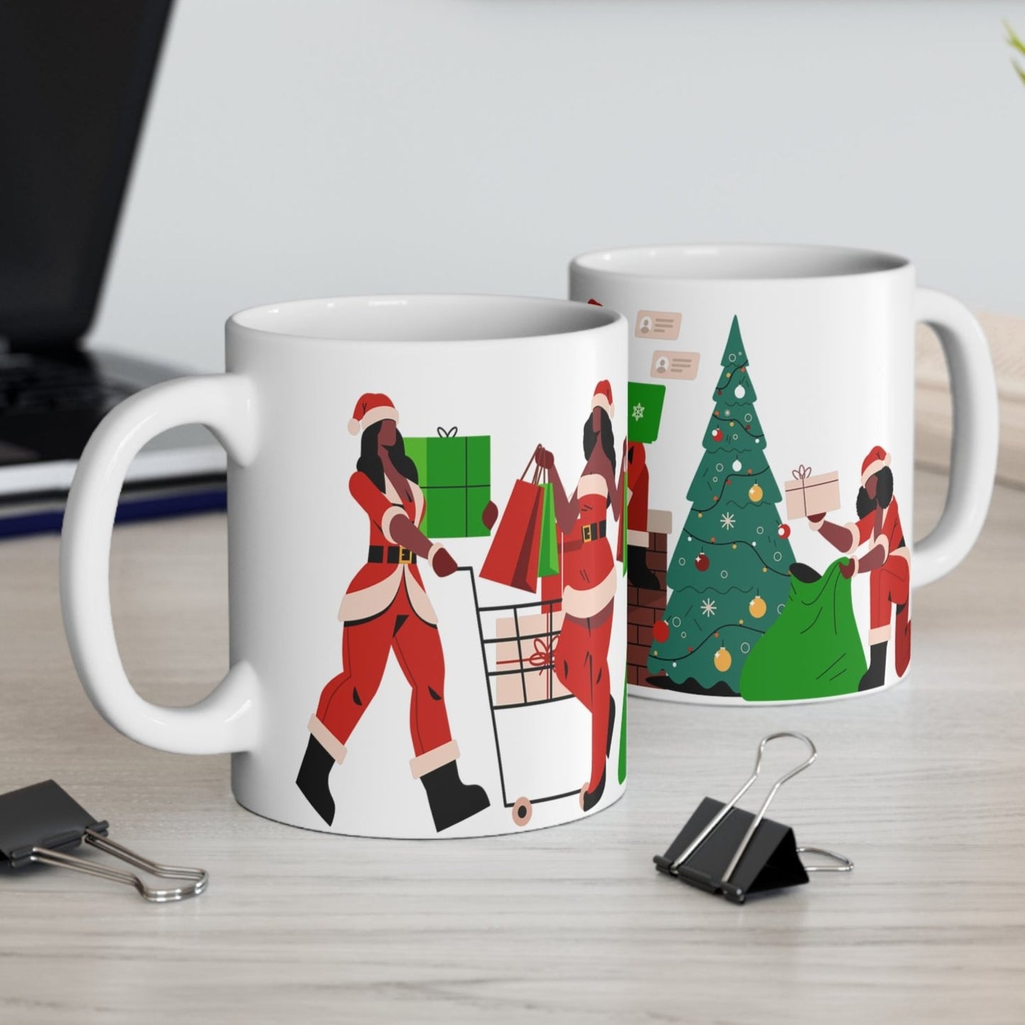 Santa Woman Mug