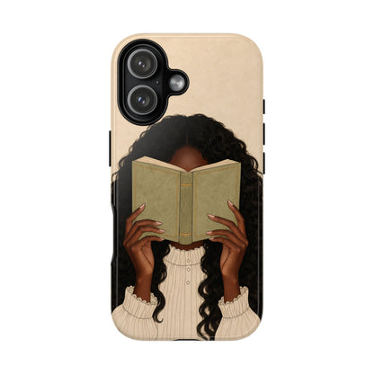 Girl Reading Phone Case