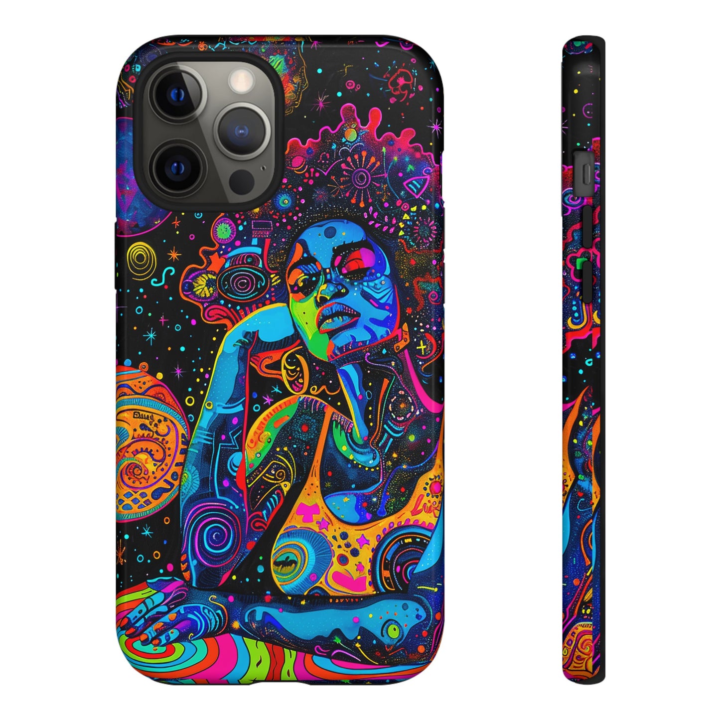 Afro Trippy Phone Case