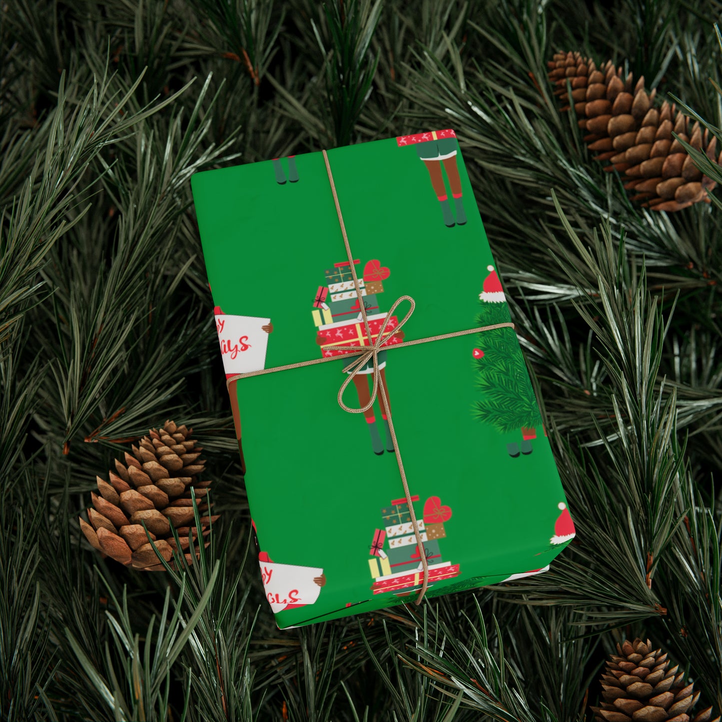 Christmas Tree Wrapping Paper