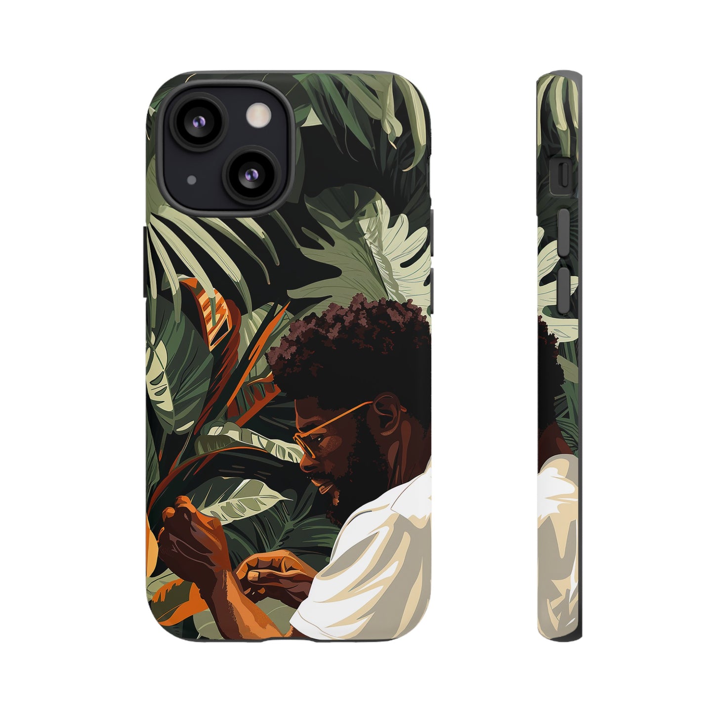 Man with Plants Phone Case