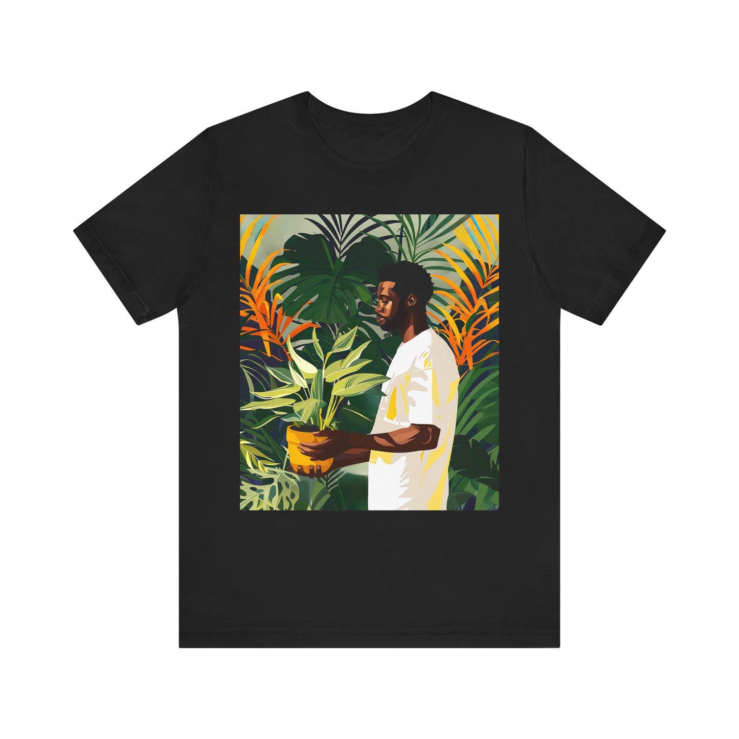 Man with Plants Shirt