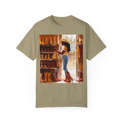 Cowgirl Shopping Shirt - Comfort Colors