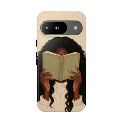 Girl Reading Phone Case