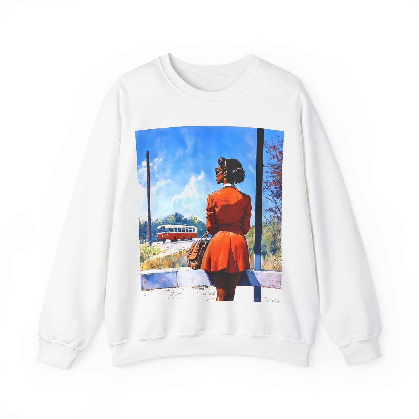 Woman Waiting Sweatshirt