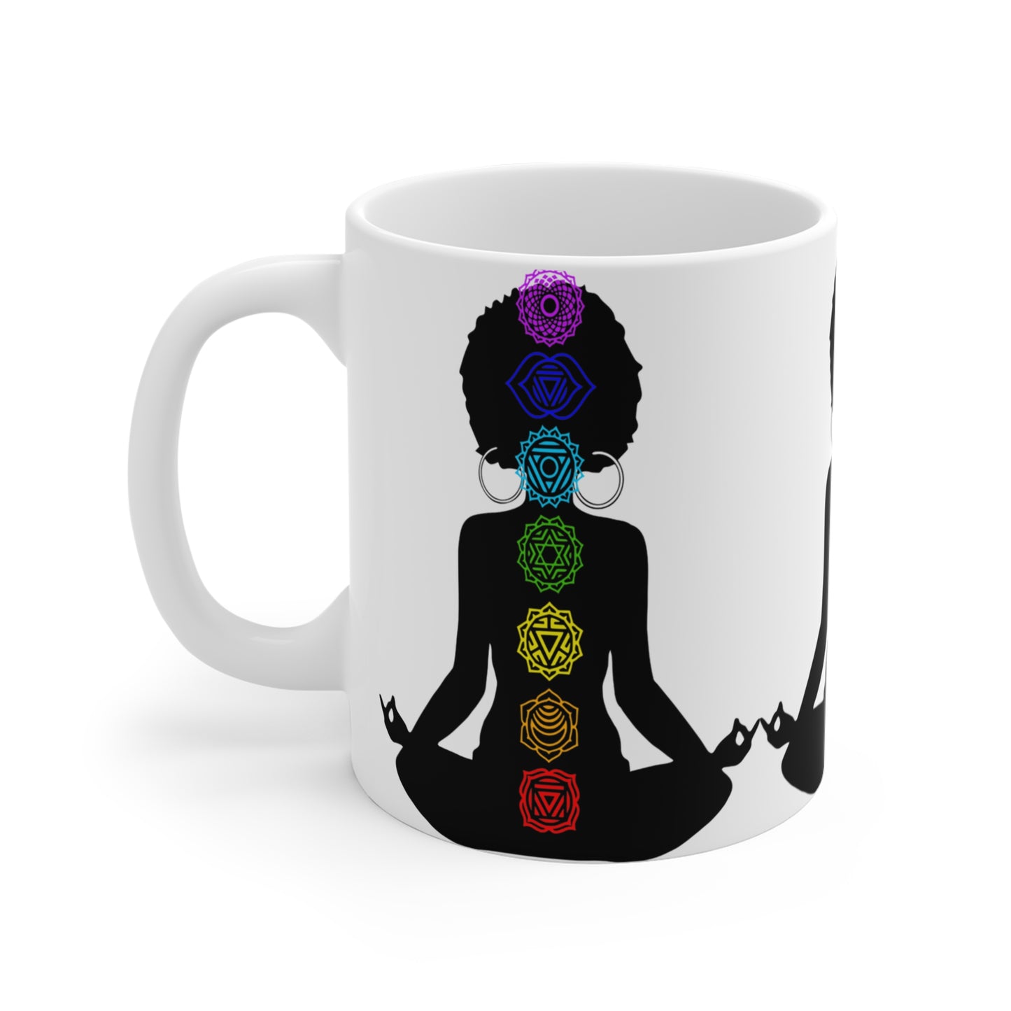 Afro Yoga Chakras Mug