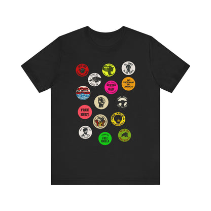 Black Panther Party Political Buttons Shirt