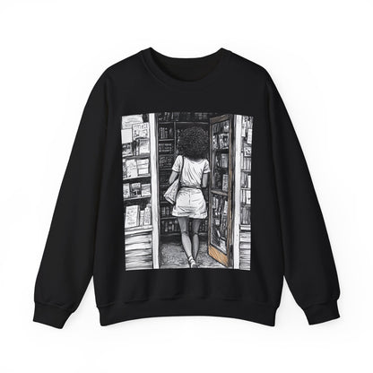 Bookstore Scene Sweatshirt