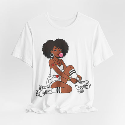 Afro Roller Girl Shirt