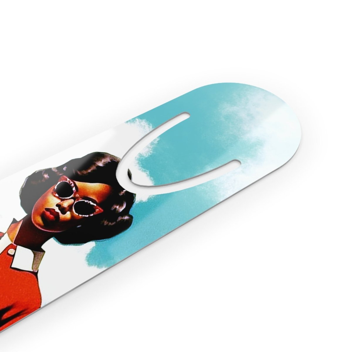 60s College Girl Bookmark - Afrocentric Art by The Trini Gee