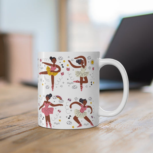 Ballerina Cartoon Mug