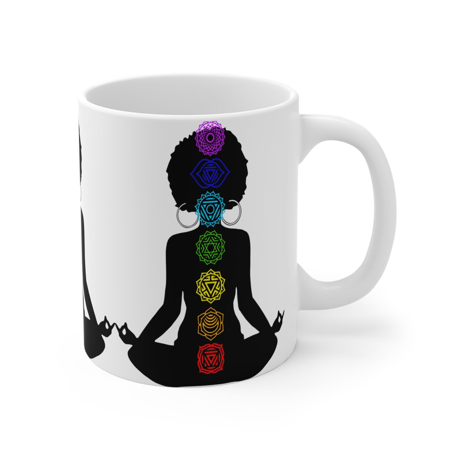 Afro Yoga Chakras Mug