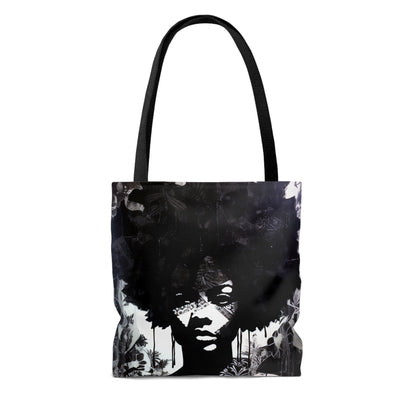 Afro Ink Drip Tote Bag