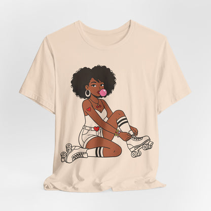 Afro Roller Girl Shirt