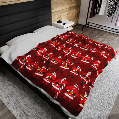 Black Santa Blanket